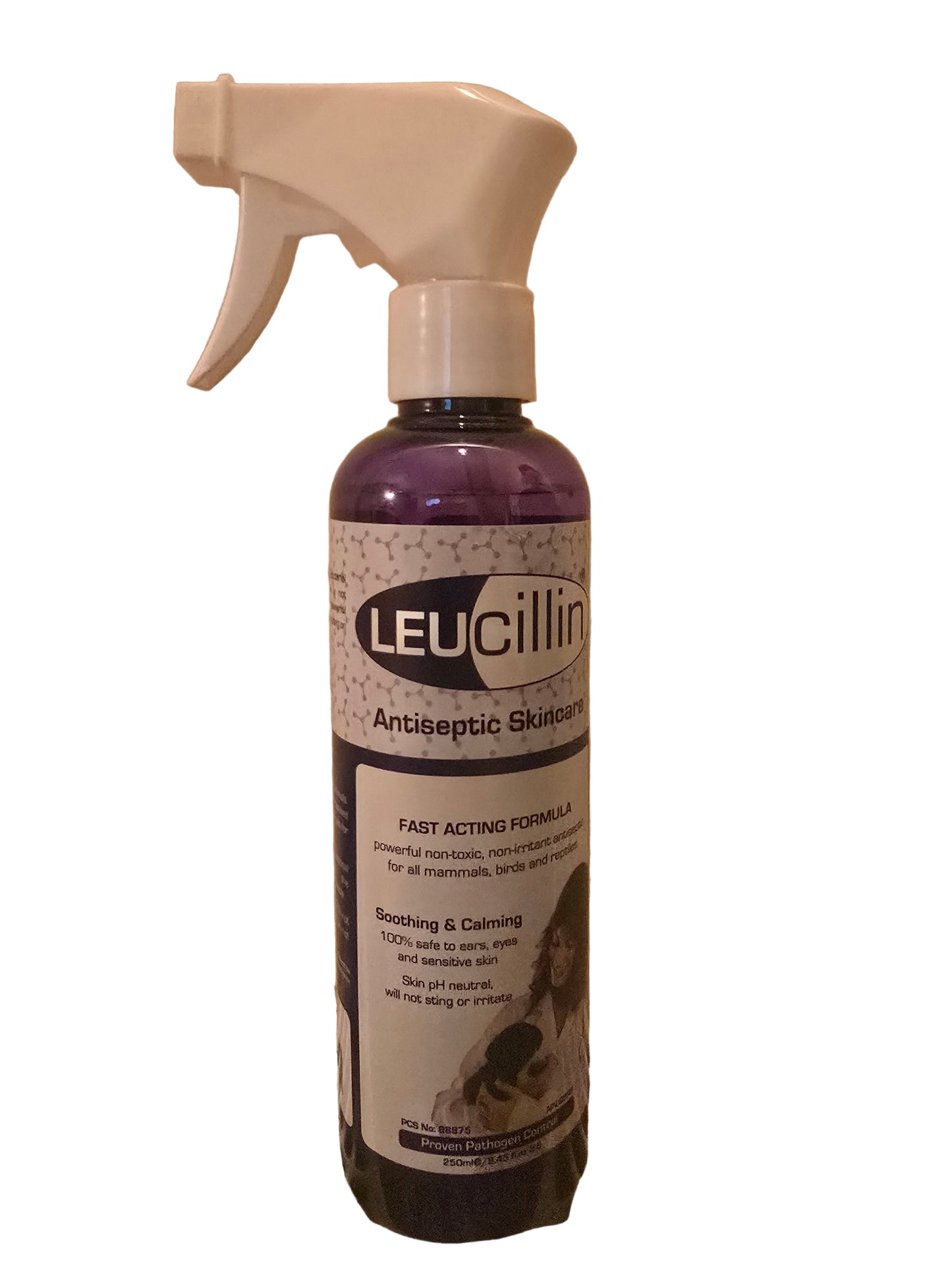 Leucillin Antiseptic Skincare Spray for all Mammals, Birds & Reptiles