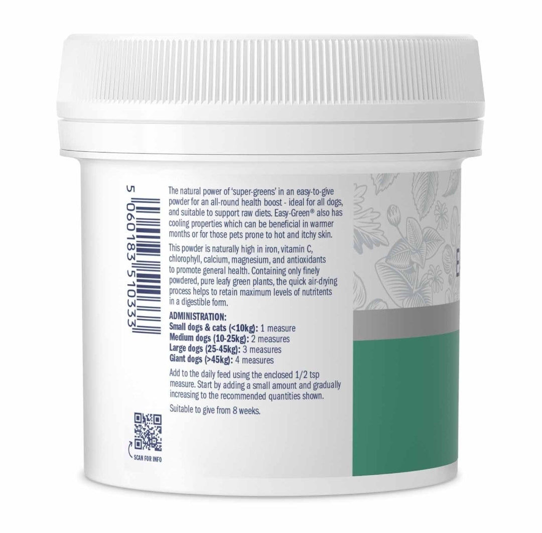 Dorwest Easy-Green Powder For Dogs And Cats - 250g