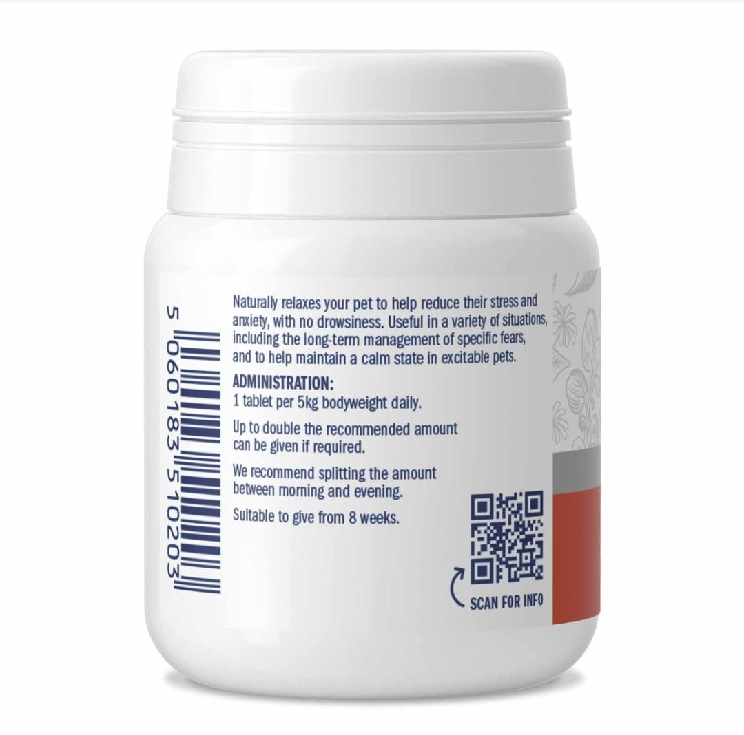 Dorwest Scullcap & Valerian Tablets For Dogs And Cats - 100