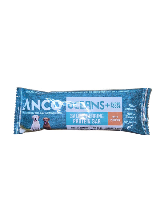 Anco Oceans + super foods - Baltic Herring protein Bar with pumpkin