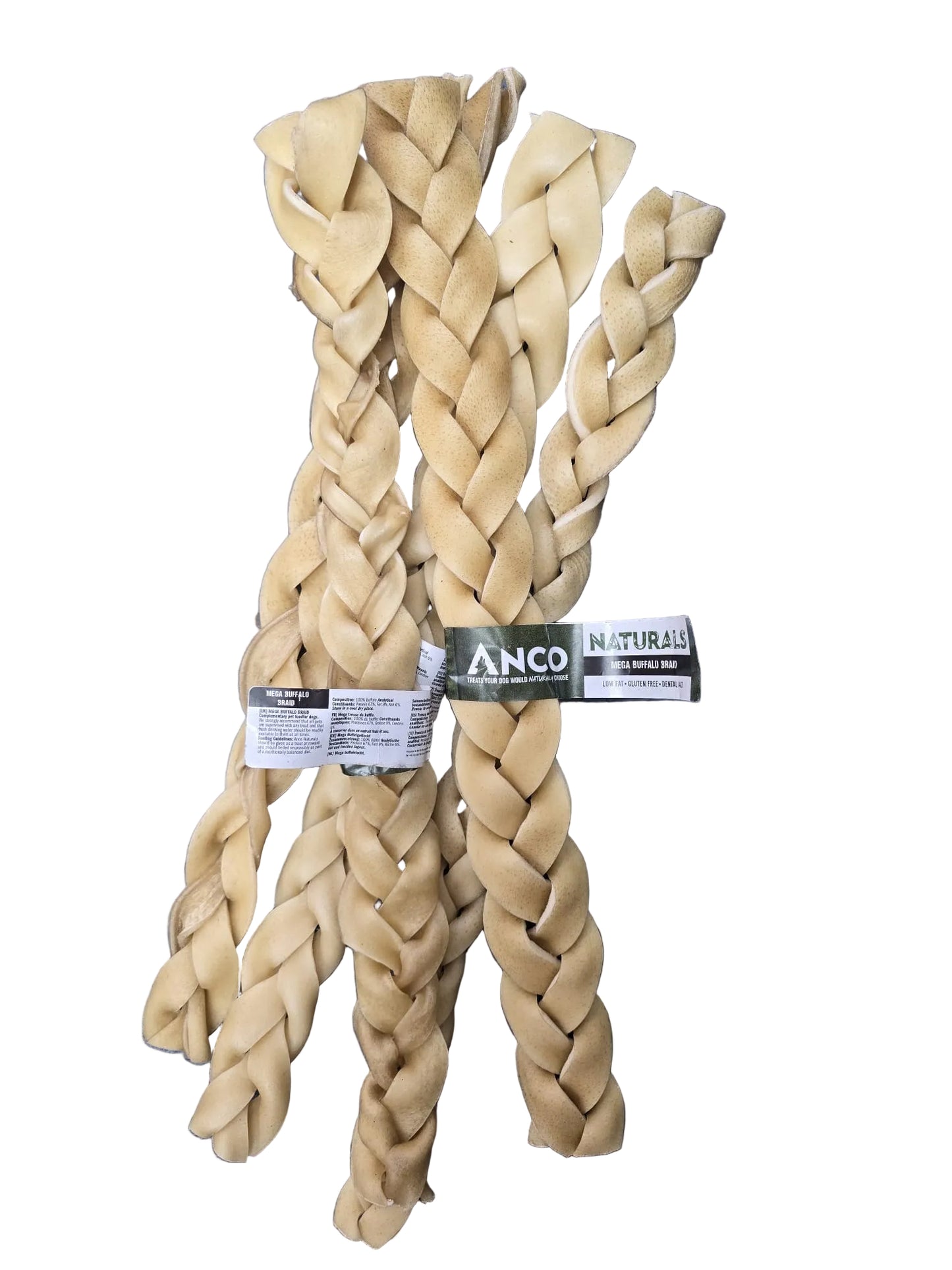 Anco Naturals Buffalo Braids Various Sizes