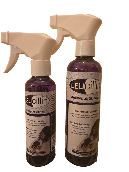 Leucillin  Antiseptic Skincare Spray for all Mammals, Birds & Reptiles