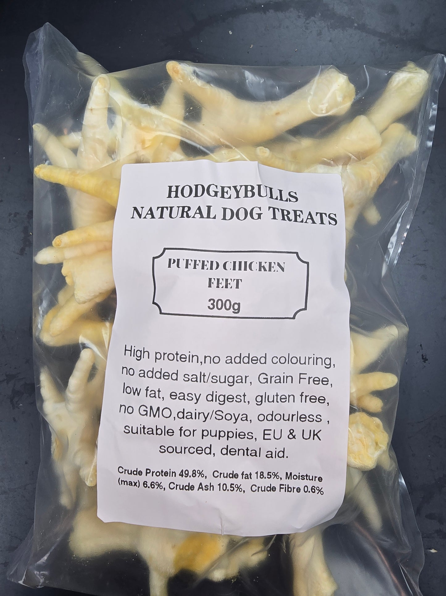 puffed chicken feet