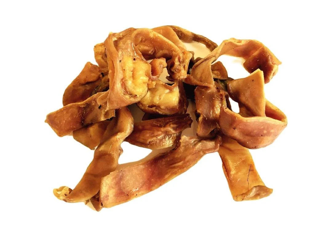 Pigs ear strips 100g