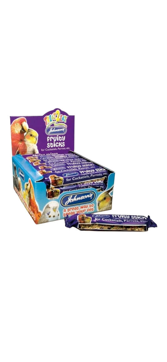 Johnson's fruity stick for parrots, cockatiels, etc..
