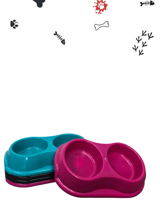 Twin pet bowl