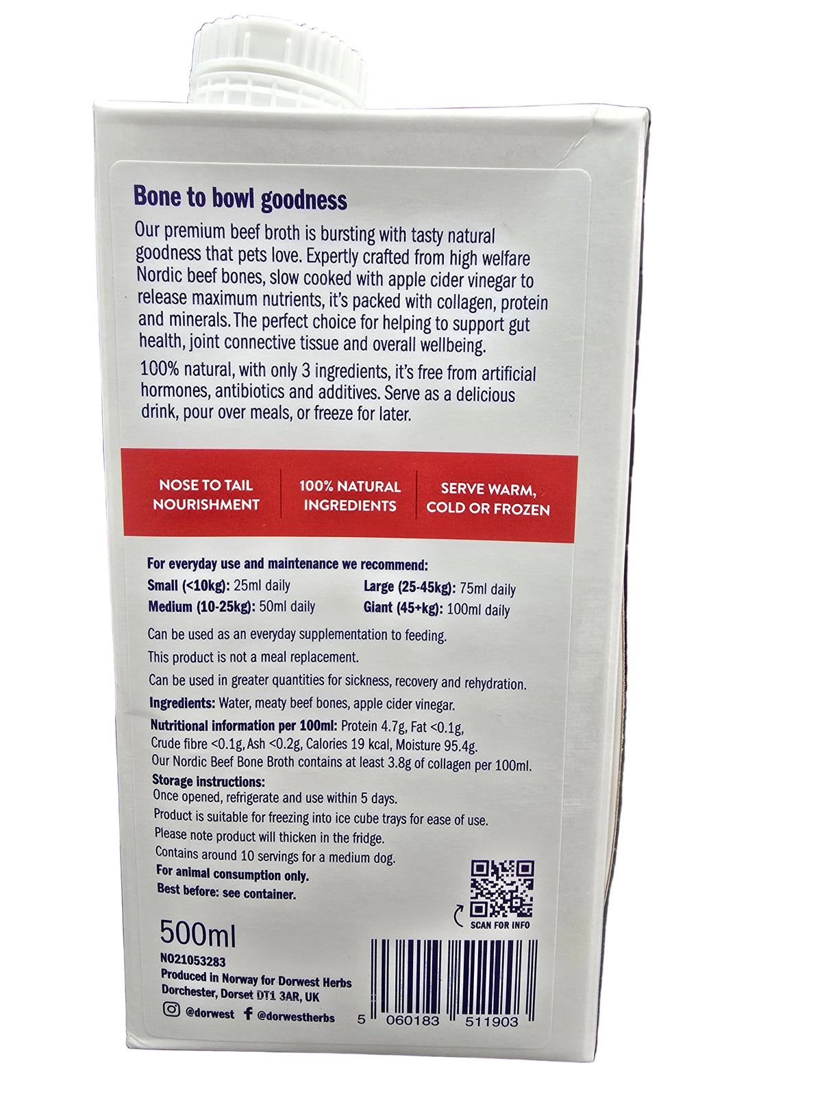 Dorwest Beef Bone Broth