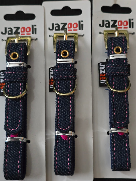 jazooli denim collar size small