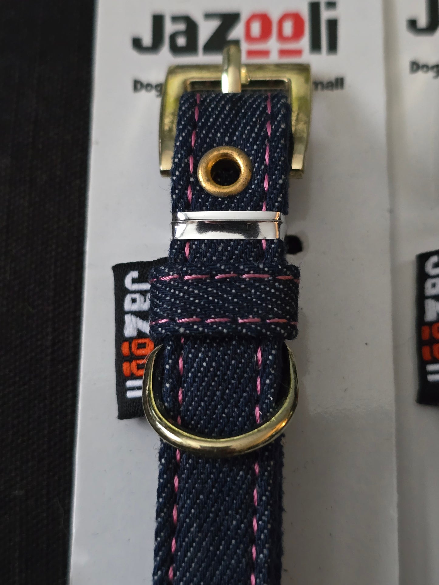 jazooli denim collar size small