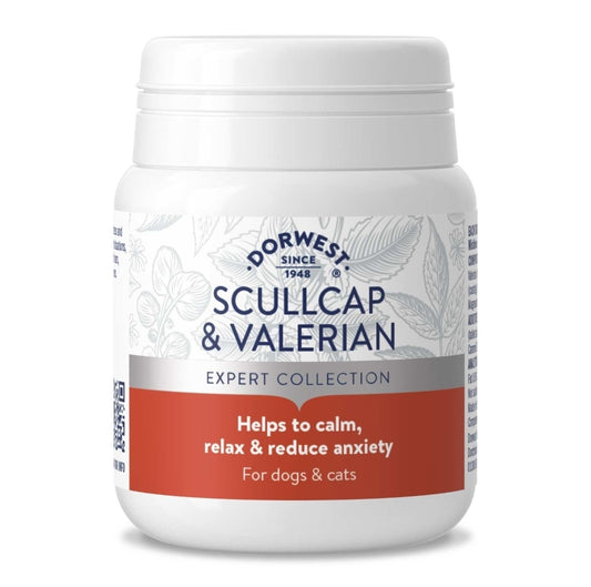 Dorwest Scullcap & Valerian Tablets For Dogs And Cats - 100