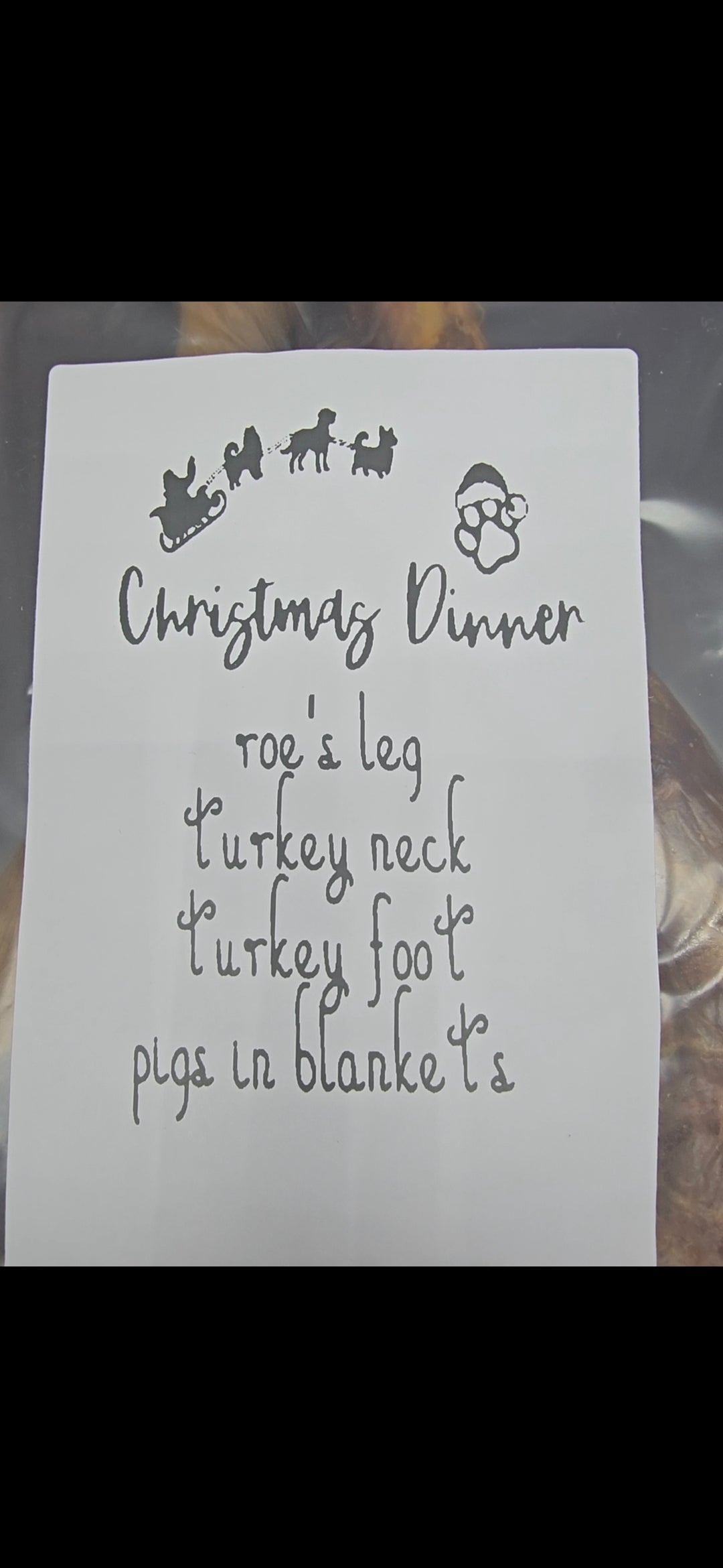 CHRISTMAS DINNER FOR DOGS